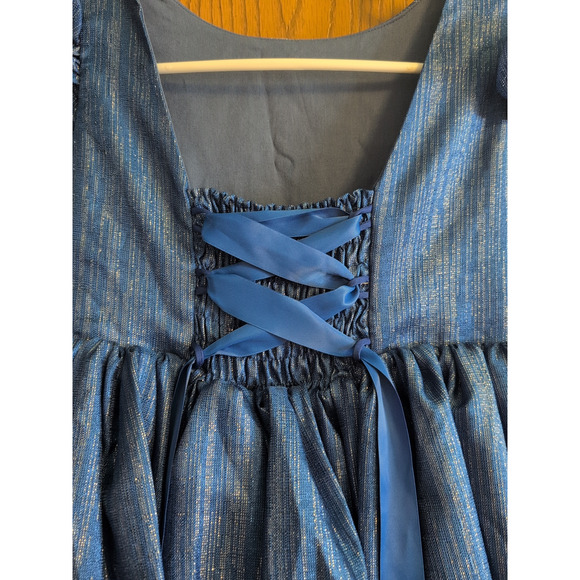 8 Dollcake Royal Blue Gleam In The Light Dress - Picture 5 of 7